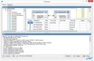 Vivid Flex SQL Designer